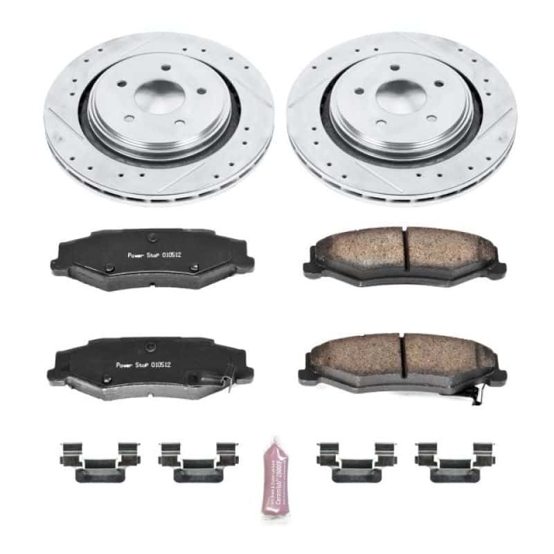 PowerStop — Power Stop 06-09 Cadillac XLR Rear Z23 Evolution Sport Brake Kit - view 1
