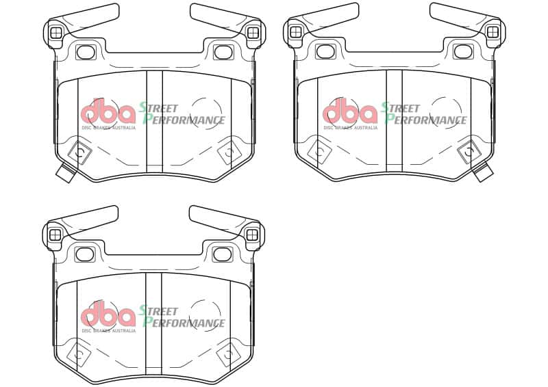 DBA — DBA 2018+ Kia Stinger V6 Twin Turbo SP Performance Rear Brake Pads
Brake Pad - view 2