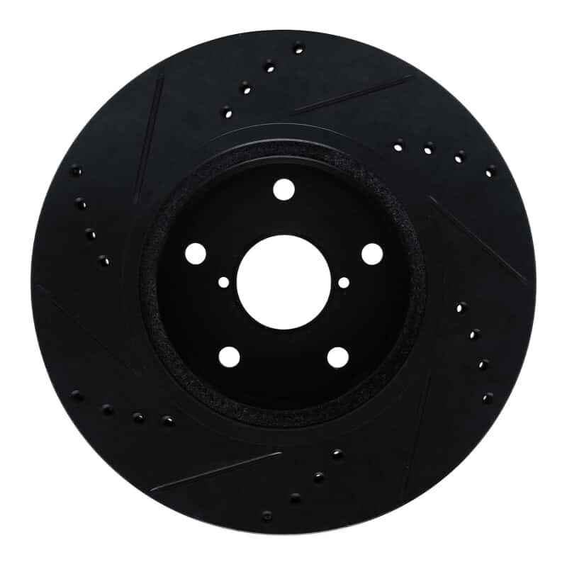 R1 Concepts — R1 -24 Subaru Forester Front Right Drilled & Slotted Black Brake Rotor
R1 Brake Rotor Drill - view 5
