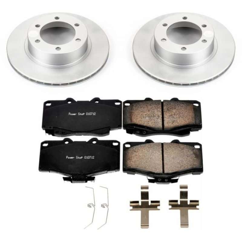 PowerStop — Power Stop 95-02 Toyota 4Runner Front Z17 Evolution Geomet Coated Brake Kit - view 1