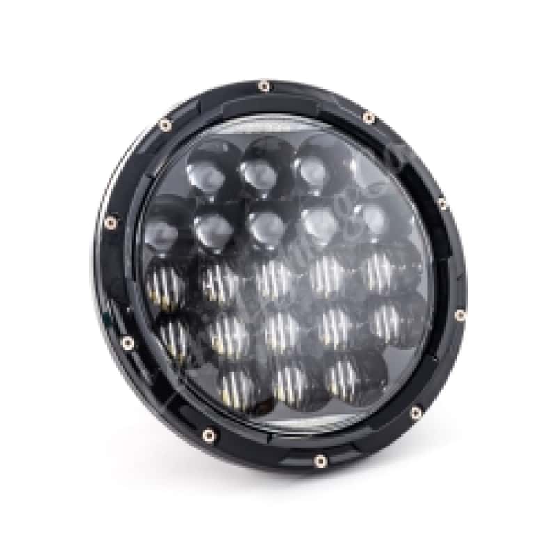 Letric Lighting — Letric Lighting 7in Led Aggressive Headlght Blk - view 2