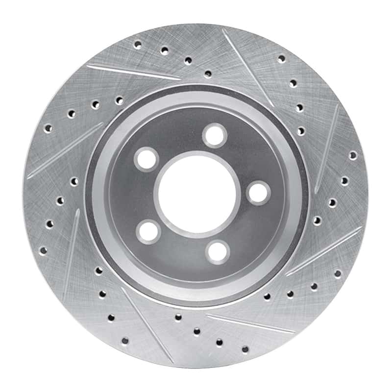 R1 Concepts — R1 07-12 Dodge Nitro Front Left Drilled & Slotted Silver Brake Rotor
R1 Brake Rotor Drill - view 5