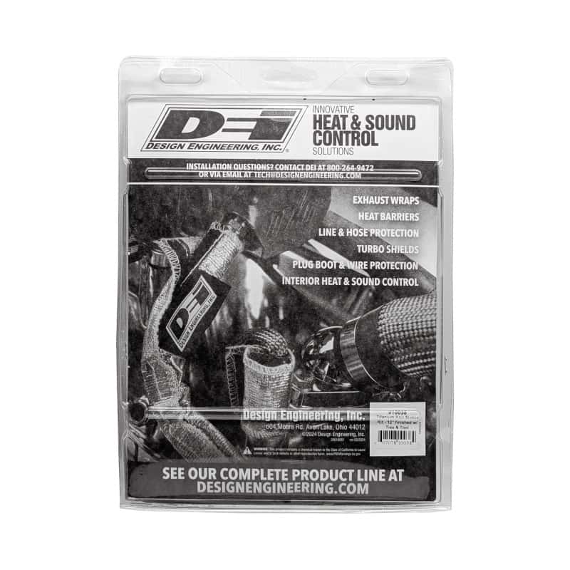 DEI — DEI Titanium 4in Knit Exhaust Sleeve - 12in
Exhaust Wrap Kit - view 8