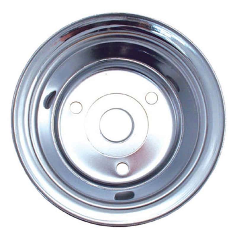 Spectre — Spectre SB Chevy (w/Long Water Pump) Double Lower Groove Crankshaft Pulley - Chrome - view 3