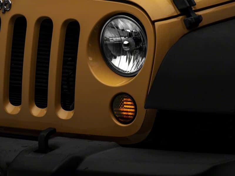Raxiom — Raxiom Axial Series Turn Signal Lights Old Glory 07-18 Jeep Wrangler JK
Lights - view 4