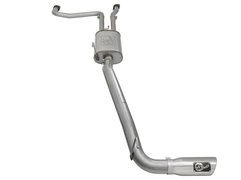 aFe — aFe MACH Force-Xp 2-1/2in Cat-Back Exhaust System w/ Polished Tip 16-17 Nissan Titan XD V8 5.6L
Cat-Back Exhaust - view 2