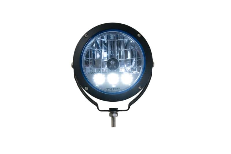 Putco — Putco HID Off Road Lamp w/3 LED DayTime Running Lights - 6in Black Housing w/ Blue Tinted Lens
Offroad/Racing Lamp - view 4