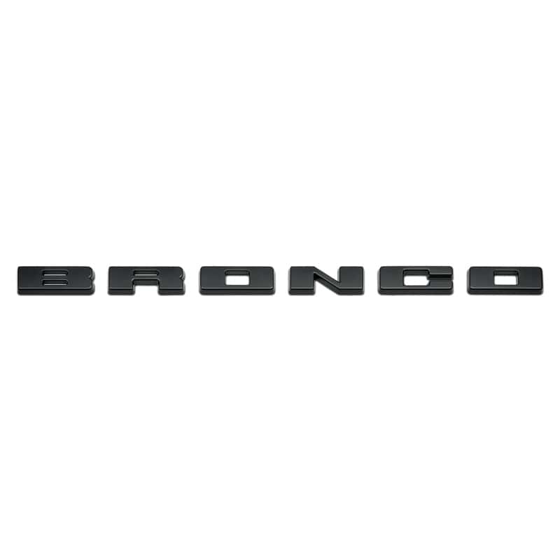 Ford Racing — Ford Racing 2021+ Bronco Grille Lettering Overlay Kit - Black
Grille Emblem - view 1