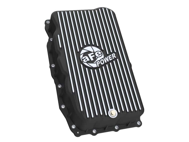 aFe — aFe 20-26 GM Trucks L6 3.0L Transmission Pan - Black w/ Machined Fins
Transmission Pan - view 2