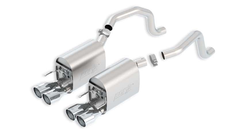 Borla — Borla 09-12 Corvette Coupe/Conv 6.2L 8cyl 6spd RWD inS-Type IIin Exhaust (rear section only)
Axle-Back System
ExhstSysKt - view 2