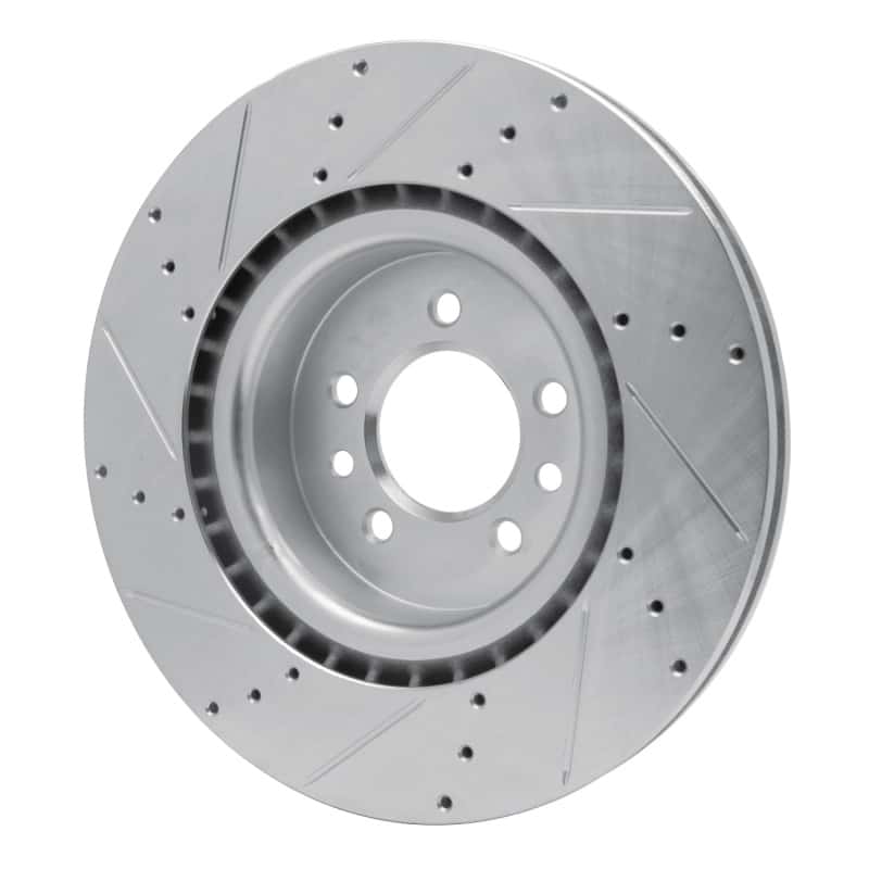 R1 Concepts — R1 06-17 Land Rover Range Rover Front Right Drilled & Slotted Silver Brake Rotor
R1 Brake Rotor Drill - view 4