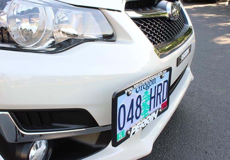 Perrin Performance — PERRIN 15-17 Subaru WRX/STI (w/o FMIC) / 13-17 Crosstrek / 12-16 Impreza License Plate Reloc. Kit - view 9