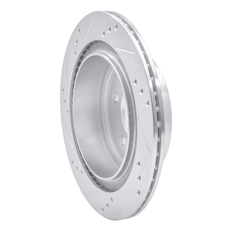 R1 Concepts — R1 02-06 Infiniti M45 Rear Right Drilled & Slotted Silver Brake Rotor
R1 Brake Rotor Drill - view 4