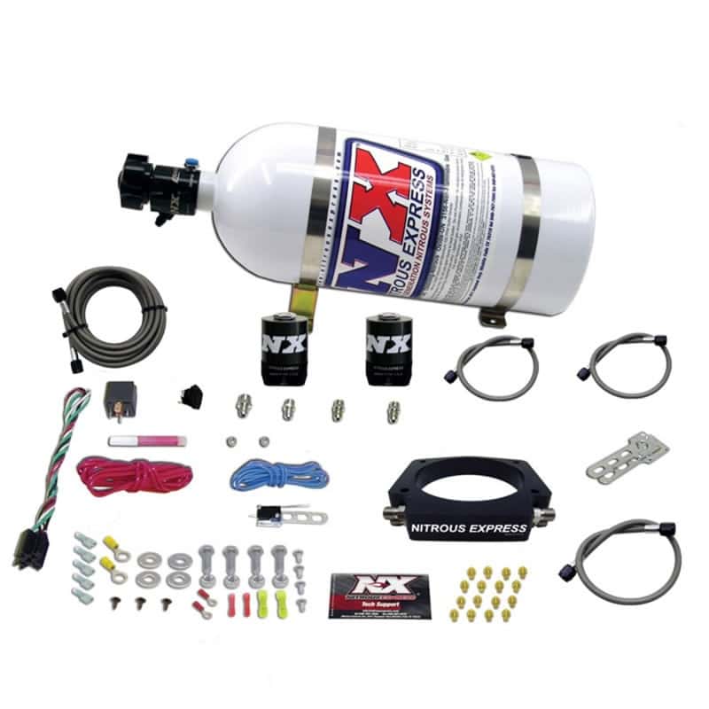 Nitrous Express — Nitrous Express GM LS 90mm Nitrous Plate Kit (50-400HP) w/10lb Bottle
Injection System Kit
N2OSys - view 1
