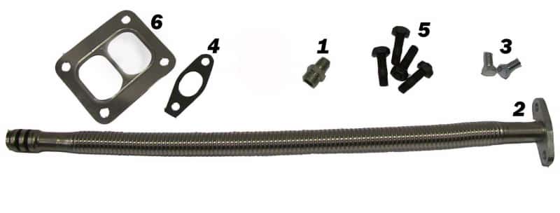 Fleece Performance — Fleece Performance 89-07 Dodge 5.9L Cummins S300-S400 Turbo Installation Kit
Turbo Kit - view 1
