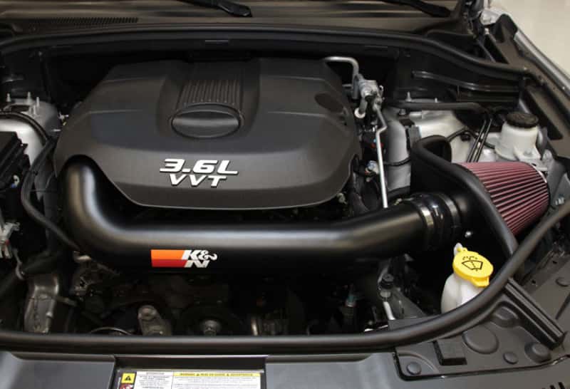 K&N Engineering — K&N High Flow Performance Intake Kit 11 Jeep Grand Cherokee 3.6L V6 / 11 Dodge Durango 3.6L V6
Performance Air Inta
Air Intake System - view 4