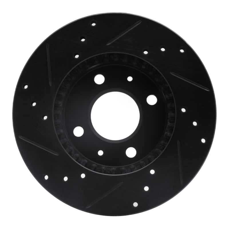 R1 Concepts — R1 95-00 Nissan Sentra Front Right Drilled & Slotted Black Brake Rotor
R1 Brake Rotor Drill - view 5