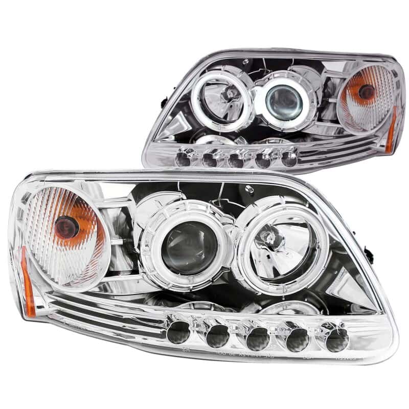 ANZO — ANZO 1997.5-2003 Ford F-150 Projector Headlights w/ Halo Chrome 1pc
Head Light Set
HdLtSet - view 3