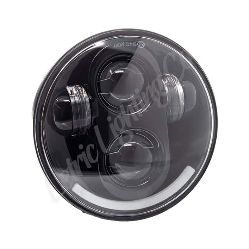 Letric Lighting — Letric Lighting 5.75" LED Black Premium Headlight - view 1