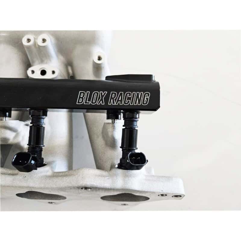 BLOX Racing — BLOX Racing Honda B-Series Xtreme Aluminum Fuel Rail - Black - view 9
