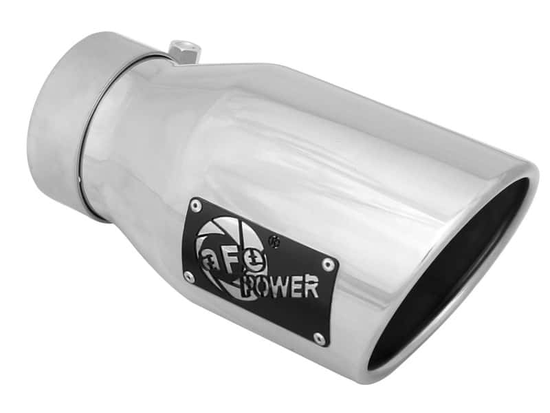 aFe — aFe MACH Force-Xp 3in Inlet x 4-1/2in Outlet x 9in Length 304 Stainless Steel Exhaust Tip
Exhaust Tip Polished - view 1