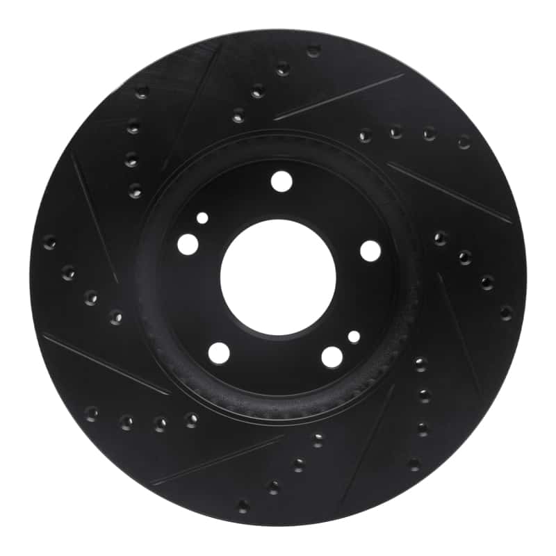 R1 Concepts — R1 07-10 Kia Rondo (Canada) Front Right Drilled & Slotted Black Brake Rotor
R1 Brake Rotor Drill - view 5