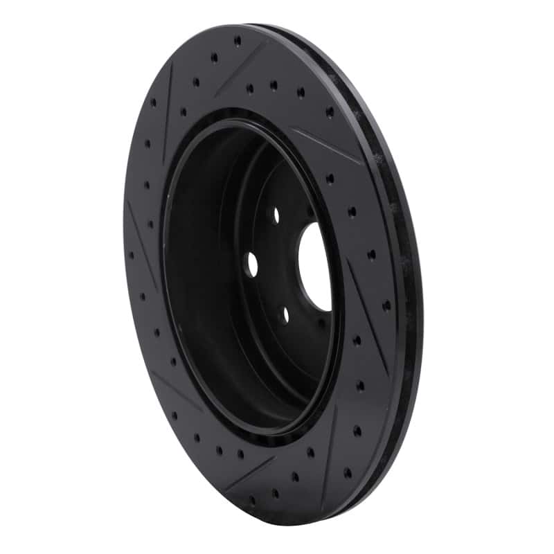 R1 Concepts — R1 08-20 Subaru Impreza Rear Right Drilled & Slotted Black Brake Rotor
R1 Brake Rotor Drill - view 4