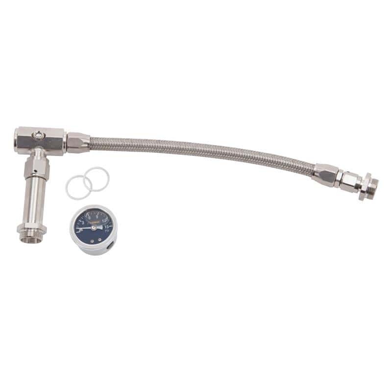 Russell — Russell Performance -6 AN to 3/8in Female NPT ProFlex Holley 4150 Dual Inlet Carb Kit (Endura)
Carburetor Fuel Line - view 3