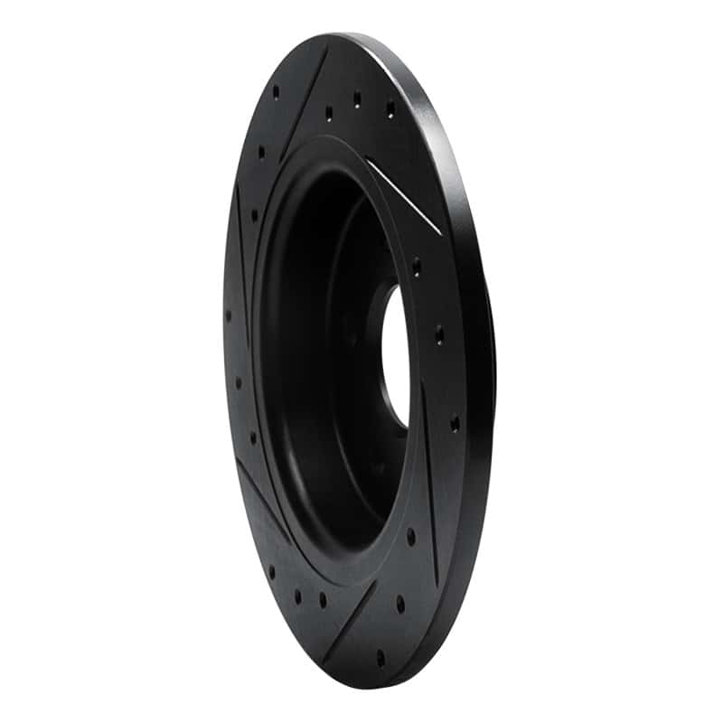 R1 Concepts — R1 04-13 Volvo V50 Rear Right Drilled & Slotted Black Brake Rotor
R1 Brake Rotor Drill - view 4