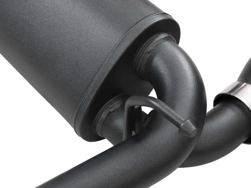 aFe — aFe Rebel Series 409 Stainless Steel Cat-Back Exhaust 18-21 Jeep Wrangler JL 2.0L (t) - Black Tip
Cat-Back Exhaust - view 4