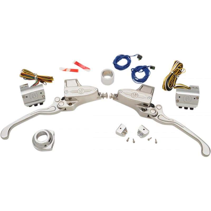 Performance Machine — Performance Machine 9/16in Hand Control Set Hyd - Chrome - view 1