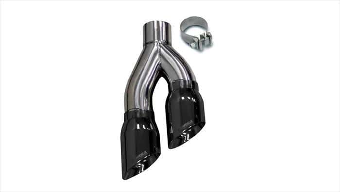 CORSA Performance — Corsa 1999-2006 Universal Stainless Steel Twin 4.0in Black PVD Pro-Series Tip
Exhaust - view 2