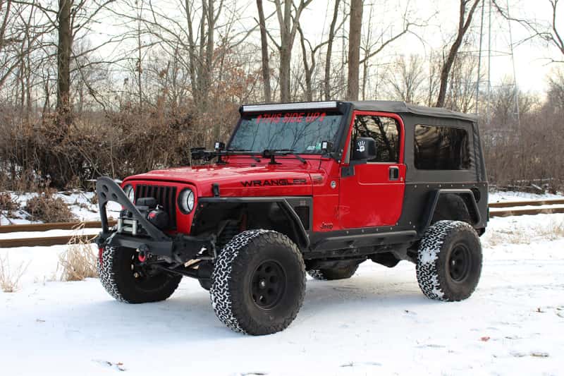 Fishbone Offroad — Fishbone Offroad 97-06 Jeep Wrangler TJ Steel Tube Fenders Front 3In Flare - Blk Textured Powdercoat - view 10