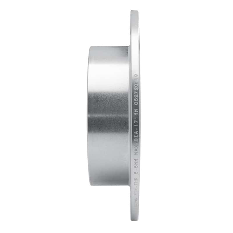 R1 Concepts — R1 12-23 Subaru Crosstrek Rear Left Drilled & Slotted Silver Brake Rotor
R1 Brake Rotor Drill - view 3