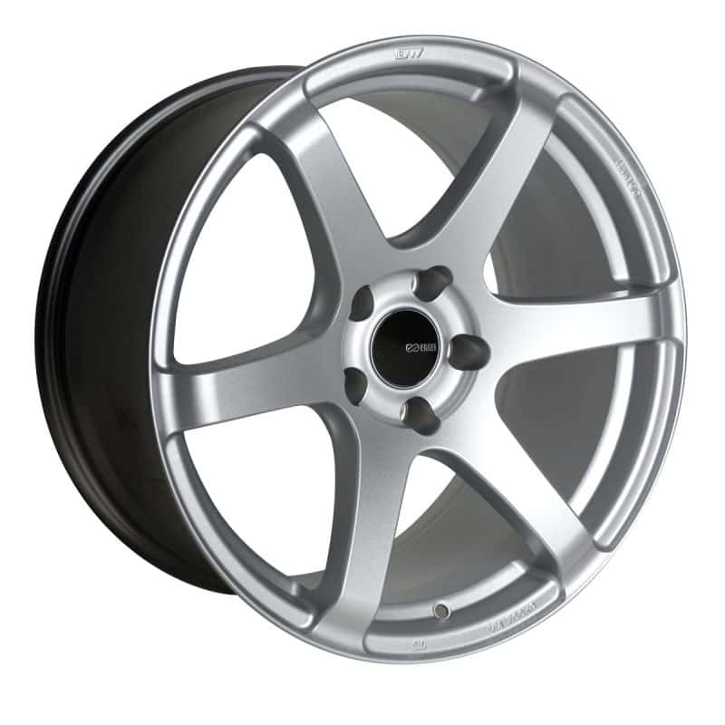 Enkei — Enkei T6S 17x8 45mm Offset 5x112 Bolt Pattern 72.6 Bore Matte Silver Wheel - view 1