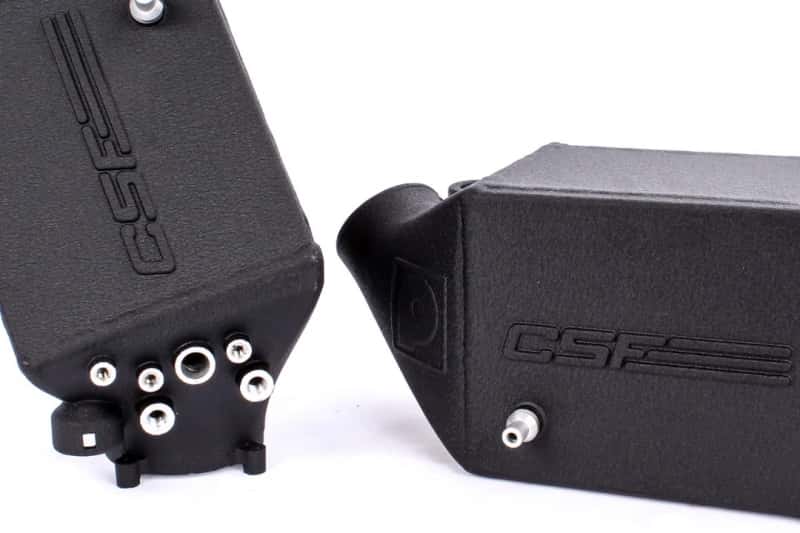 CSF — CSF 12-16 BMW M5 (F10) / 12-18 BMW M6 (F06/F12/F13) Twin Charge-Air-Cooler Set - Crinkle Black
CSF FI Air Cooler
8109
 - view 4