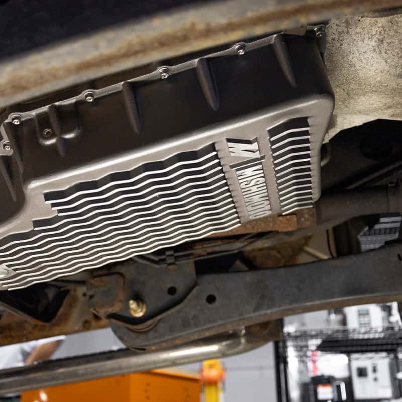 Mishimoto — Mishimoto 2011+ Powerstroke 6R140 Transmission Pan - Cast - GR
Trans Oil Pan - view 2