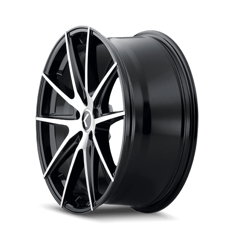 Kraze Wheels — Kraze KR193 Turismo 18x8 / 5x120 BP / 40mm Offset / 74.1mm Hub Gloss Black Machined Wheel
KRAZE KR193 - view 2