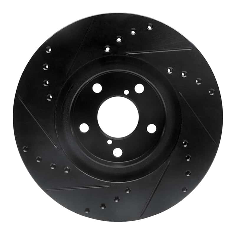 R1 Concepts — R1 17-23 Subaru Impreza Front Right Drilled & Slotted Black Brake Rotor
R1 Brake Rotor Drill - view 5