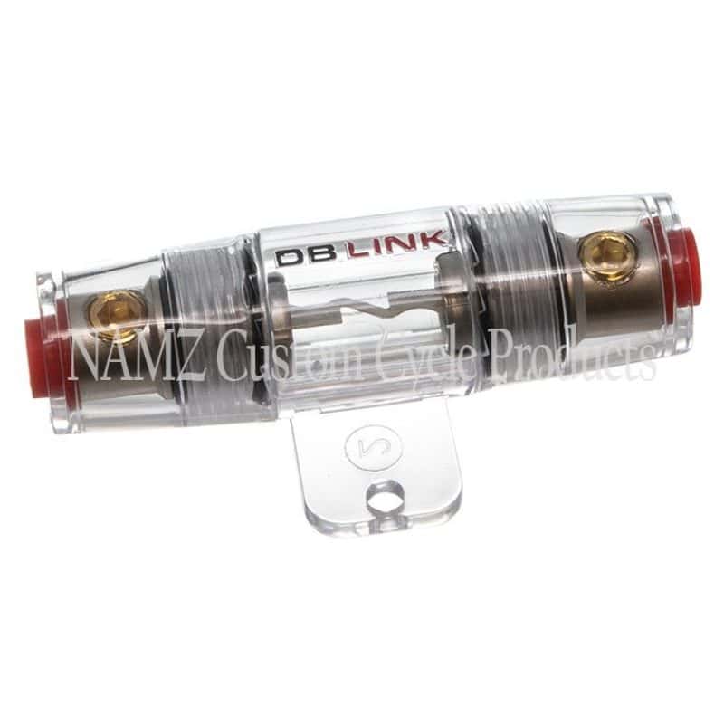 NAMZ — NAMZ AMP Power 4/8g In Line AGU Fuse Holder Nickel-Plated (Single) - view 1