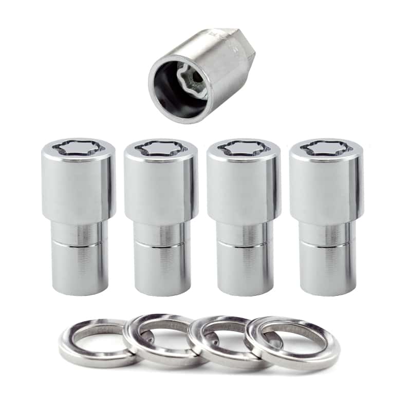 McGard — McGard Wheel Lock Nut Set - 4pk. (Long Shank Seat) M12X1.5 / 13/16 Hex / 1.75in. Length - Chrome - view 5