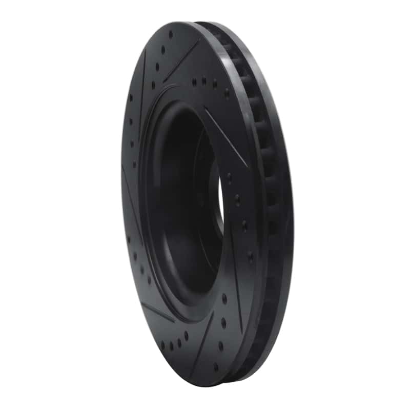 R1 Concepts — R1 06-09 Buick Rainier Front Right Drilled & Slotted Black Brake Rotor
R1 Brake Rotor Drill - view 4