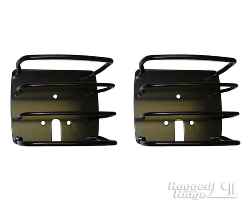 Rugged Ridge — Rugged Ridge 76-06 Jeep CJ / Jeep Wrangler Black Euro Tail Light Guards
Tail Light Guard
OFFROAD_EXTERIOR - view 1