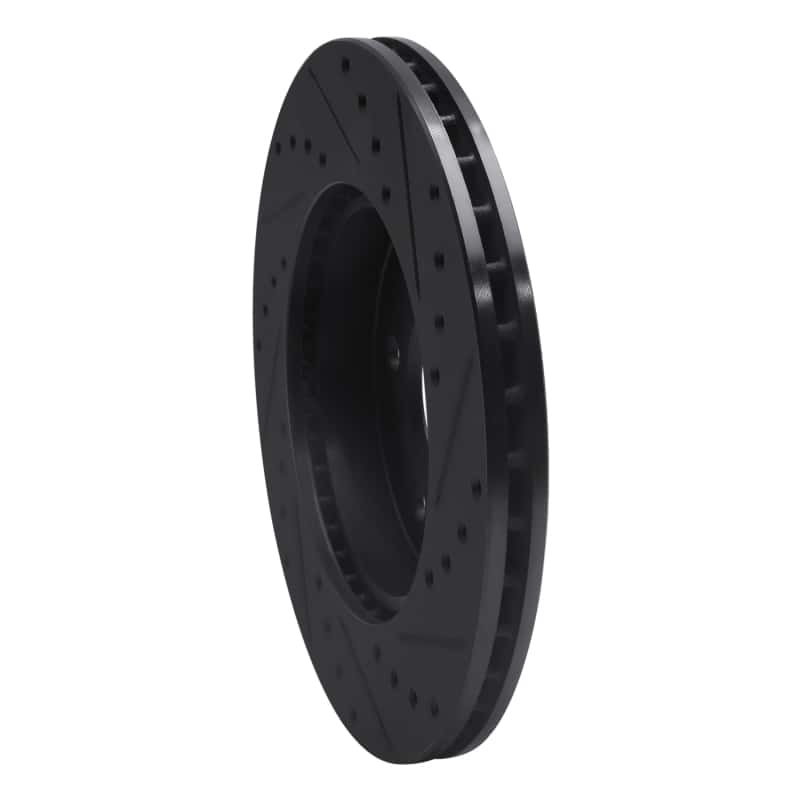 R1 Concepts — R1 84-95 Mercedes-Benz E300 Front Left Drilled & Slotted Black Brake Rotor
R1 Brake Rotor Drill - view 4