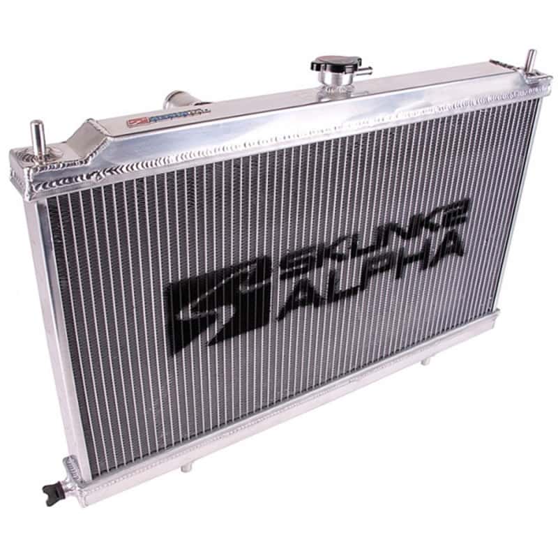 Skunk2 Racing — Skunk2 Alpha Series 88-91 Honda CRX/Civic Radiator (Full Size) (Dual Core) (Manual Trans.)
Radiator - view 4