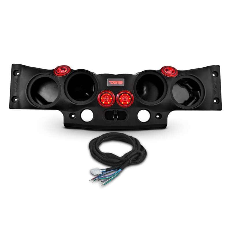 DS18 — DS18 2007-18 Jeep JK/JKU Soundbar System Fits 4 x 8in Speakers (Not Included)- Black - view 2