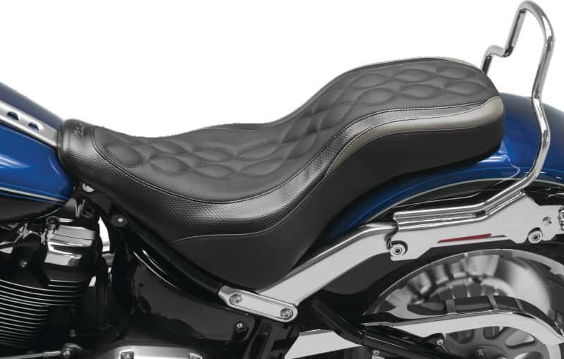 Mustang Motorcycle — Mustang 11-13 Harley Blackline,12-17 Slim/Slim S Wide Vint Touring Recessed Passenger Seat - Black - view 2