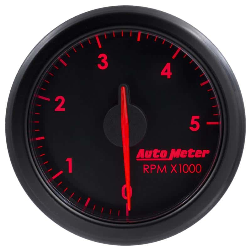AutoMeter — Autometer Airdrive 2-1/6in Tachometer Gauge 0-5K RPM - Black
GA 2" 5KRPM ARDRV BK - view 2