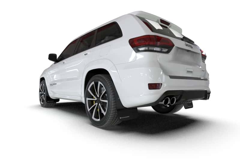 Rally Armor — Rally Armor 18-22 Jeep Grand Cherokee SRT Trackhawk Black UR Mud Flap - White Logo
Mud Flap - view 2