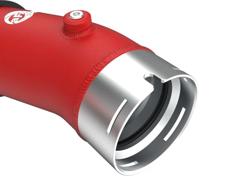 aFe — aFe 2024+ Toyota Tacoma BladeRunner 2.5in & 3in Aluminum Hot & Cold Charge Pipe Kit - Red
Charge Pipe Kit - view 4